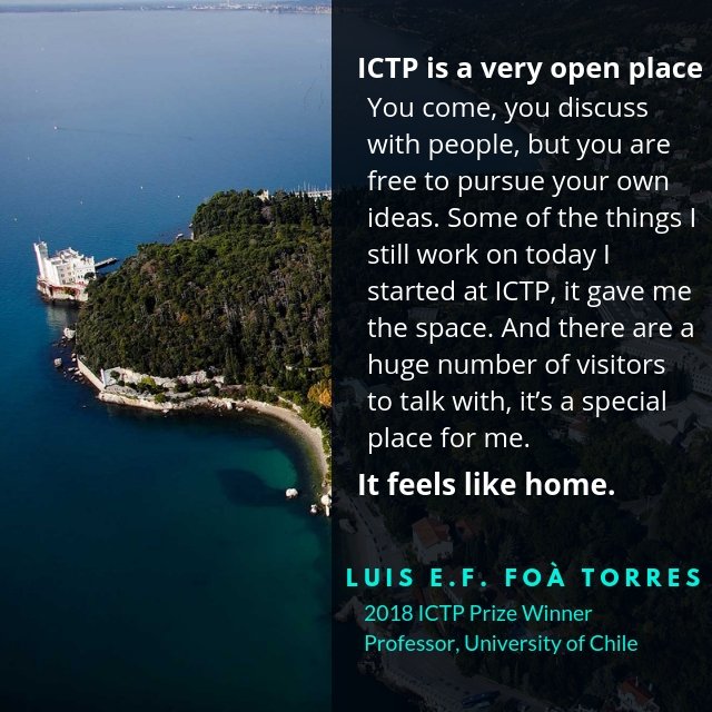 ICTP Prize ceremony, 2018