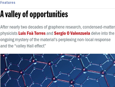 A valley of opportunities — Physics World feature